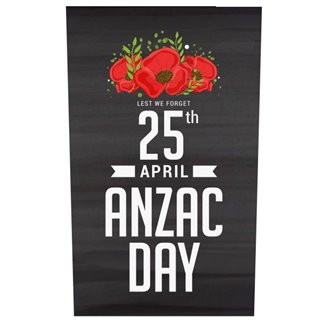 Anzac Day Sticker Option 2