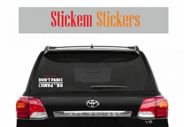 Dont Panic Okay Panic Sticker Decals - Image 3