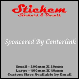 Sponcered By Centerlink Sticker Decals